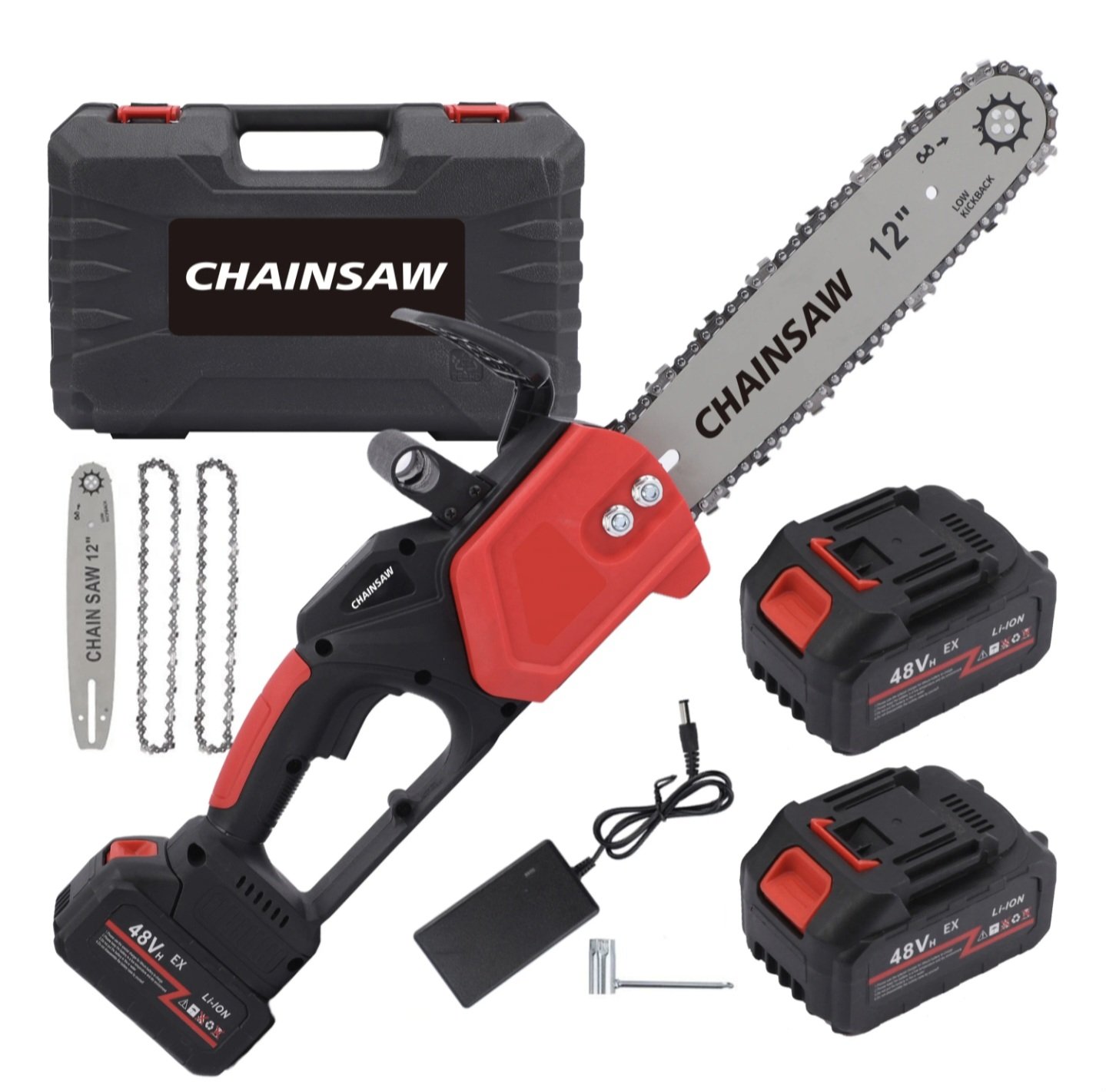 Αλυσοπρίονο Μπαταρίας 30cm
-1200w με αυτόματη λίπανση