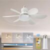 Ανεμιστήρας Οροφής με LED Φωτισμό 80W – E27 με Τηλεχειριστήριο